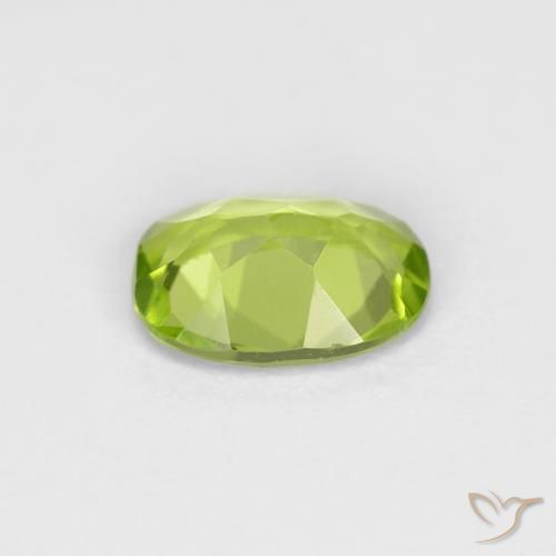 Peridoto Verde médio Natural 0.80ct, oval, VS
