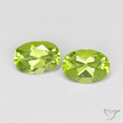 1.76ctw Natural Verde médio Peridoto, oval, VS