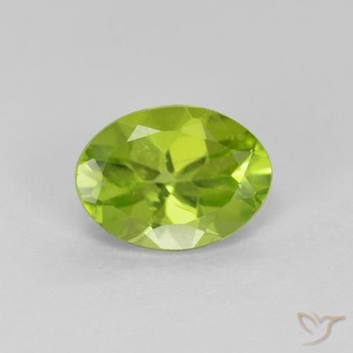 1.16ct Natural verde vivo Peridoto, oval, VS