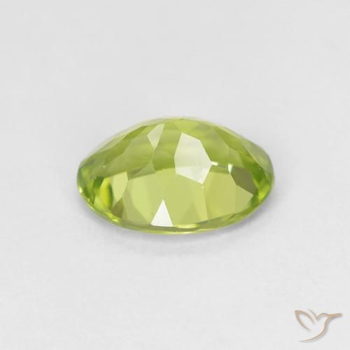 Peridoto Verde médio Natural 1.27ct, oval, VVS-VS