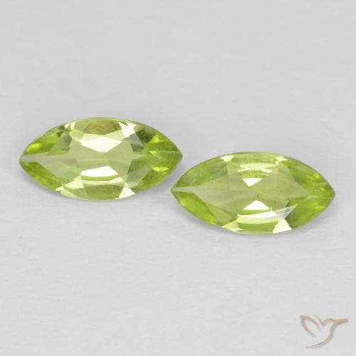 1.04ctw Natural Verde amarelado Peridoto, Marquesa, VS