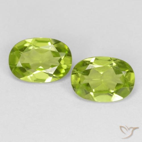 1.69ctw Natural verde vivo Peridoto, oval, VS