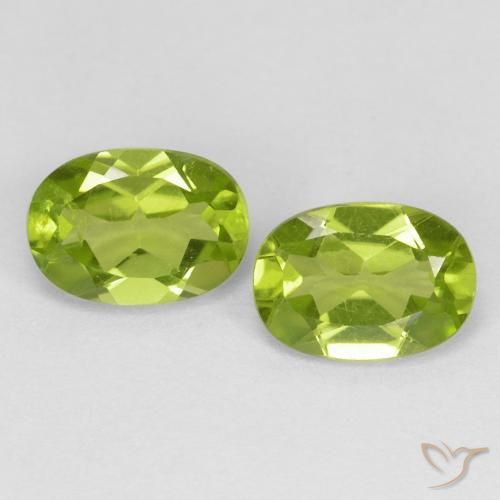 1.78ctw Natural Verde médio Peridoto, oval, VS