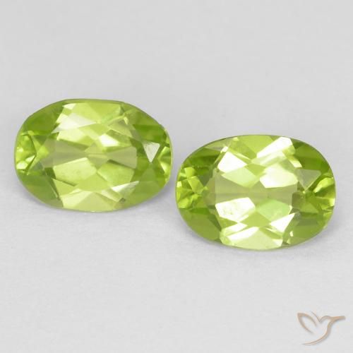 1.67ctw Natural verde vivo Peridoto, oval, VS