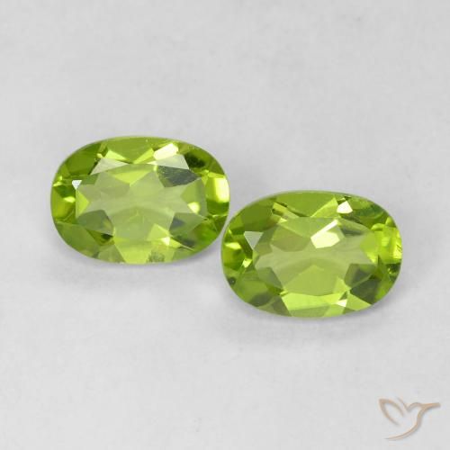 1.84ctw Natural verde vivo Peridoto, oval, VS