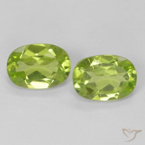 1.71ctw Natural verde vivo Peridoto, oval, VS