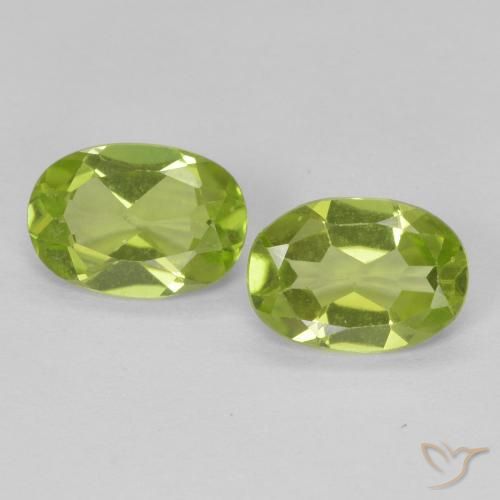 1.38ctw Natural verde vivo Peridoto, oval, VS