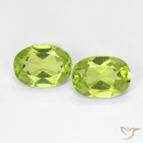 1.67ctw Natural Verde médio Peridoto, oval, VS