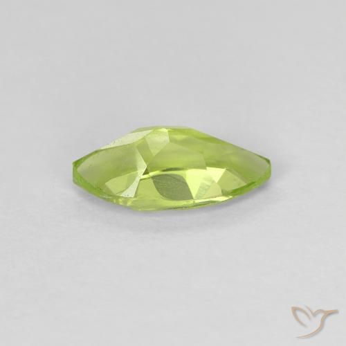 Peridoto Verde médio Natural 0.67ct, Marquesa, VVS-VS