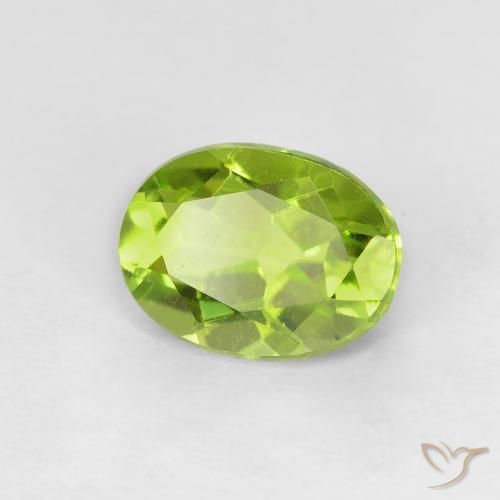 Peridoto Verde claro Natural 1.21ct, oval, VVS-VS