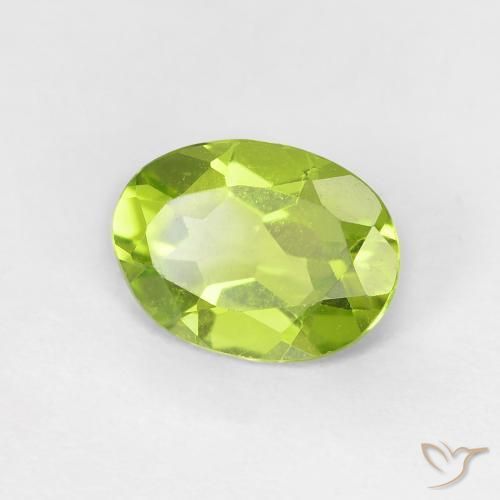 Peridoto Verde claro Natural 1.09ct, oval, VVS-VS