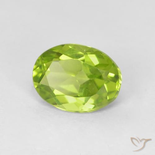 Peridoto Verde claro Natural 1.10ct, oval, VVS-VS