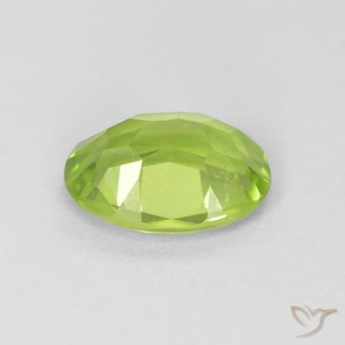 Peridoto Verde médio Natural 1.22ct, oval, VS