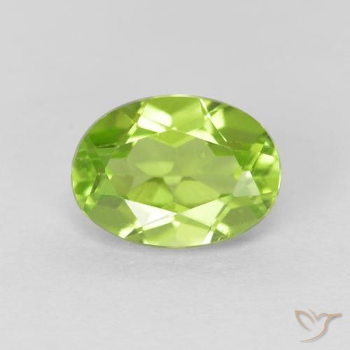 1.43ct Natural Verde médio Peridoto, oval, VS