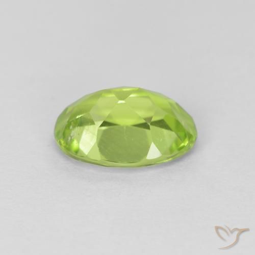 Peridoto Verde médio Natural 1.07ct, oval, VS