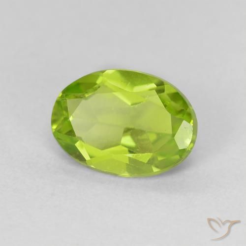 Peridoto Verde claro Natural 1.11ct, oval, VS