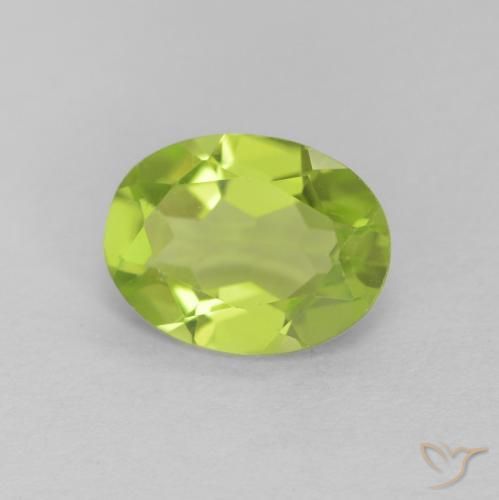 1.16ct Natural verde vivo Peridoto, oval, VS