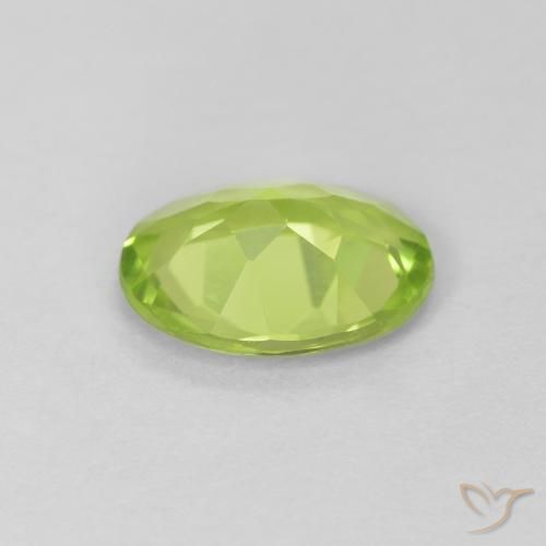 Peridoto Verde médio Natural 1.07ct, oval, VS
