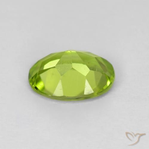 Peridoto Verde médio Natural 1.25ct, oval, VVS-VS