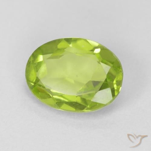 Peridoto Verde claro Natural 1.10ct, oval, VVS-VS