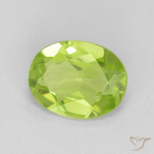 Peridoto Verde claro Natural 1.09ct, oval, VVS-VS
