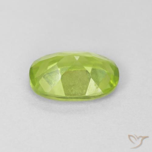Peridoto Verde claro Natural 0.86ct, oval, VVS-VS
