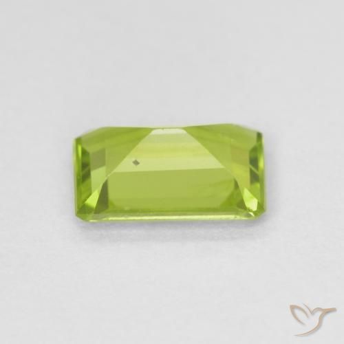 Peridoto Verde claro Natural 0.79ct, Corte Octógono / Esmeralda, VS