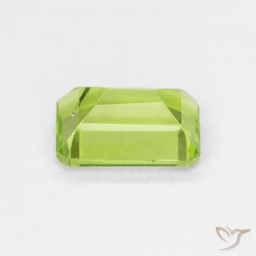 Peridoto Verde claro Natural 1.06ct, Corte Octógono / Esmeralda, VS