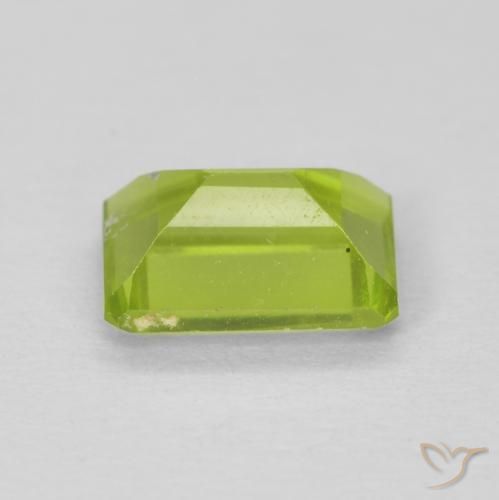 Peridoto Verde claro Natural 1.12ct, Corte Octógono / Esmeralda, VS