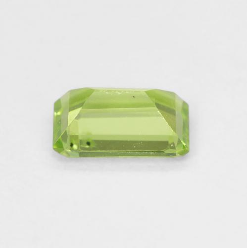 Peridoto verde vivo Natural 0.58ct, Corte Octógono / Esmeralda, VS