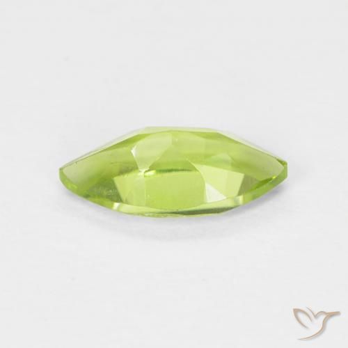 Peridoto Verde médio Natural 0.60ct, Marquesa, VS