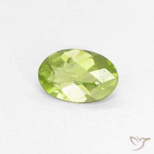 0.44ct Natural Verde claro Peridoto, oval, VS