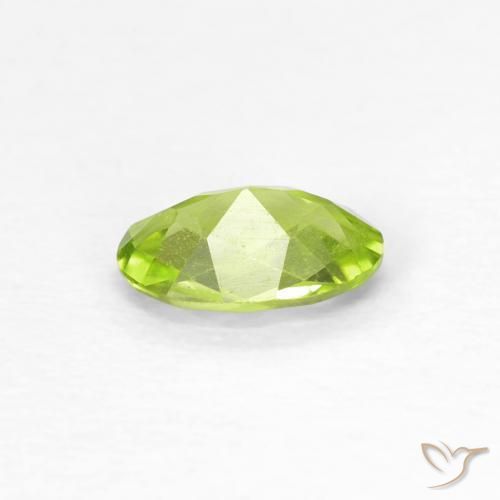 Peridoto Verde claro Natural 0.44ct, oval, VS