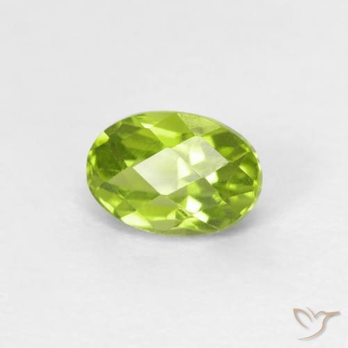 Peridoto Verde claro Natural 0.66ct, oval, VVS-VS