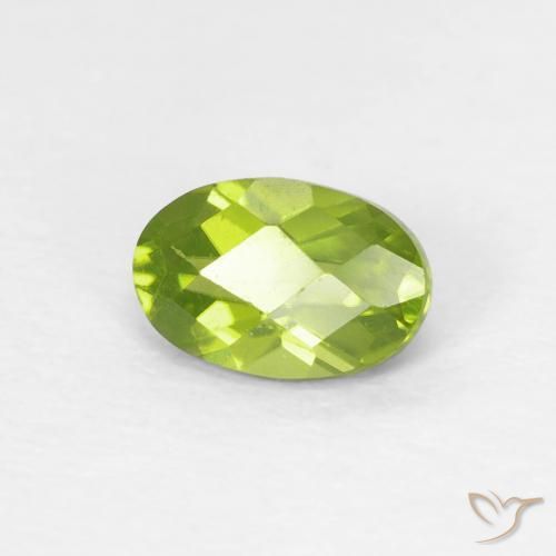 Peridoto Verde claro Natural 0.62ct, oval, VVS-VS