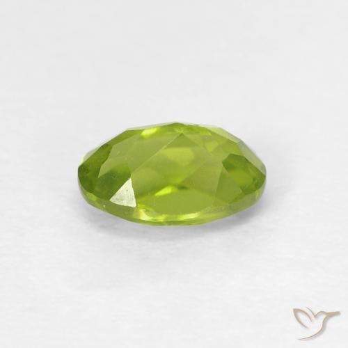 Peridoto Verde claro Natural 0.62ct, oval, VVS-VS