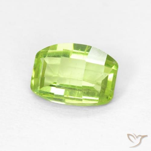 1.05ct Natural verde vivo Peridoto, Almofada, VS