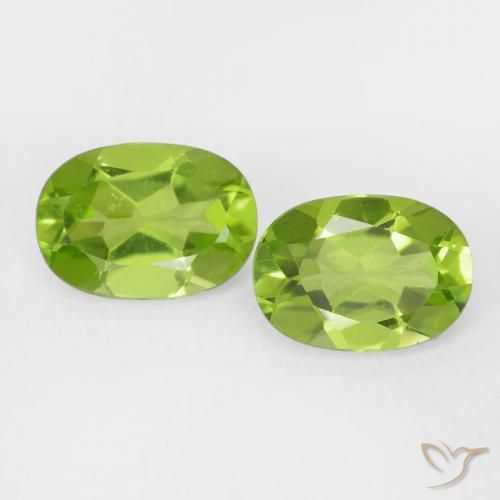 1.89ctw Natural verde vivo Peridoto, oval, VVS-VS