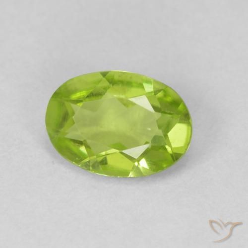Peridoto Verde claro Natural 0.84ct, oval, VVS