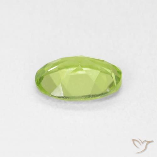 Peridoto Verde médio Natural 0.88ct, oval, VVS-VS