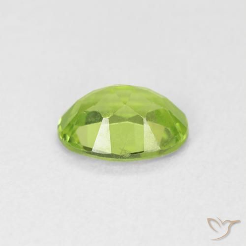 Peridoto Luz verde Natural 0.80ct, oval, VVS-VS