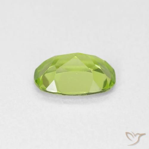 Peridoto Verde amarelado Natural 0.78ct, oval, VVS-VS