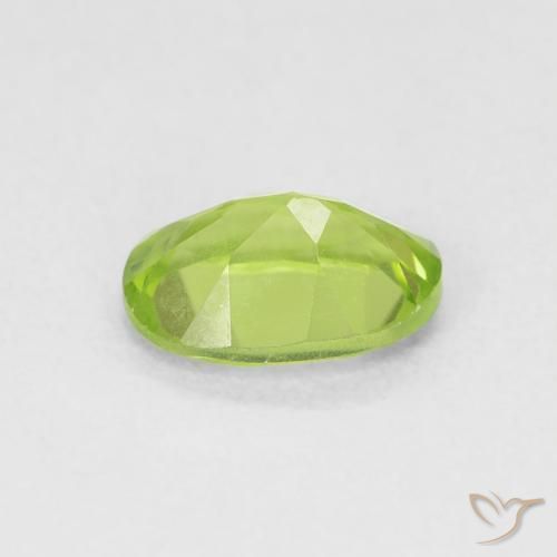Peridoto Verde amarelado Natural 0.90ct, oval, VS
