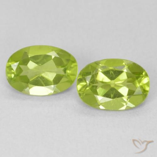 1.56ctw Natural Verde claro Peridoto, oval, VVS-VS