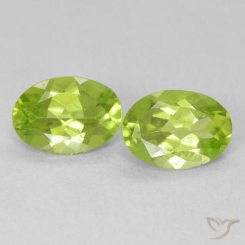 1.48ctw Natural Verde claro Peridoto, oval, VVS-VS