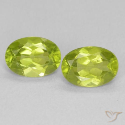 1.64ctw Natural Verde claro Peridoto, oval, VVS-VS