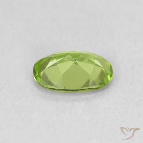 Peridoto Verde amarelado Natural 0.85ct, oval, VS
