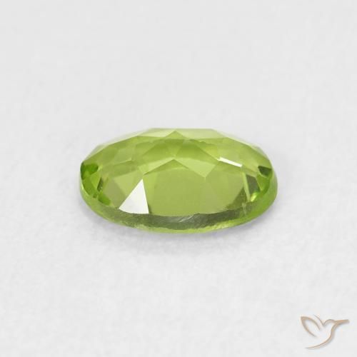 Peridoto Verde médio Natural 0.80ct, oval, VVS-VS