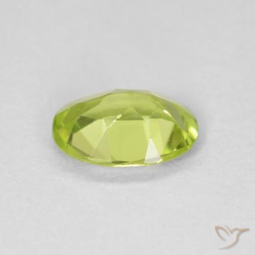 Peridoto Verde claro Natural 0.71ct, oval, VS