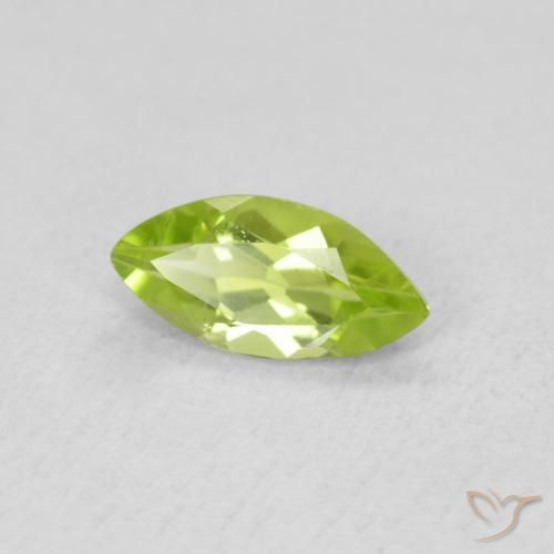 Peridoto Verde médio Natural 0.60ct, Marquesa, VS